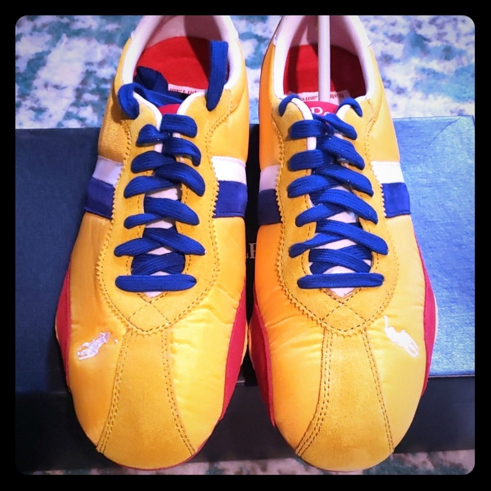 Ralph Lauren Nylon and Suede Shoes